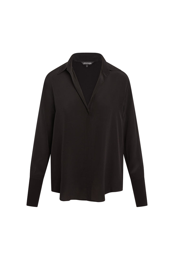 Daria French Cuff Silk Blouse