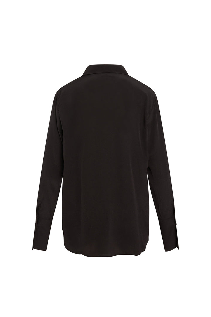 Daria French Cuff Silk Blouse